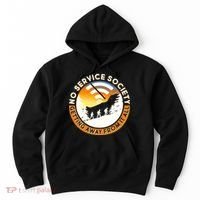 Funny No Service Society Hoodie thumb 0