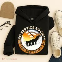 Funny No Service Society Hoodie thumb 4