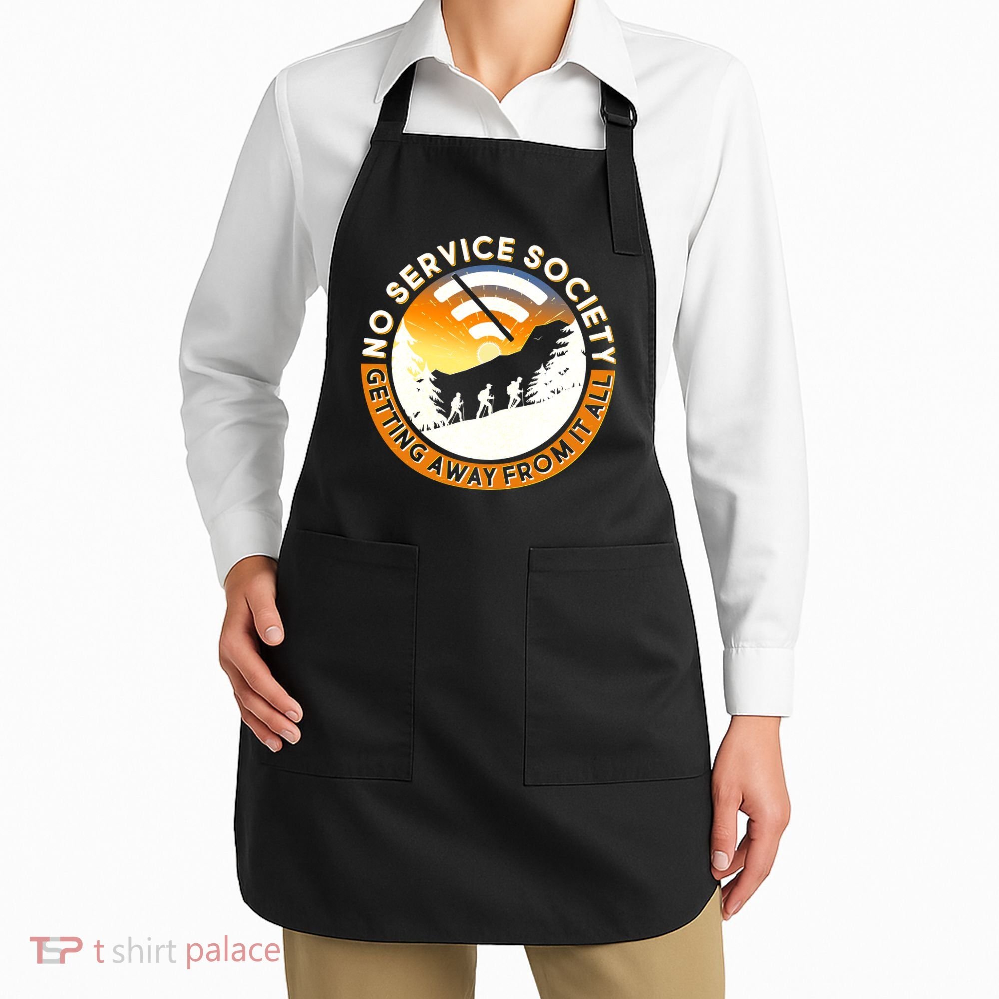 Funny No Service Society Apron