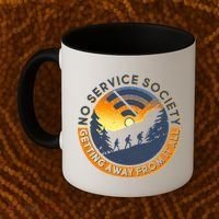Funny No Service Society Coffee Mug thumb 2