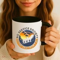 Funny No Service Society Coffee Mug thumb 3