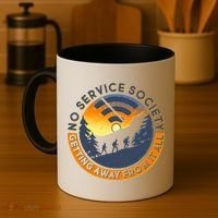 Funny No Service Society Coffee Mug thumb 4