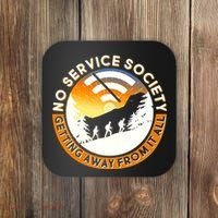 Funny No Service Society Coaster thumb 0