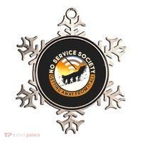 Funny No Service Society Ornament thumb 0