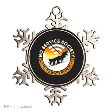 Funny No Service Society Ornament
