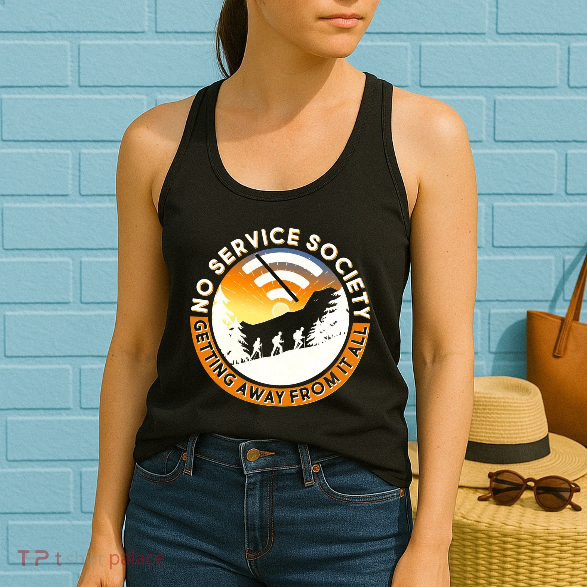 Funny No Service Society Women's Tank Top