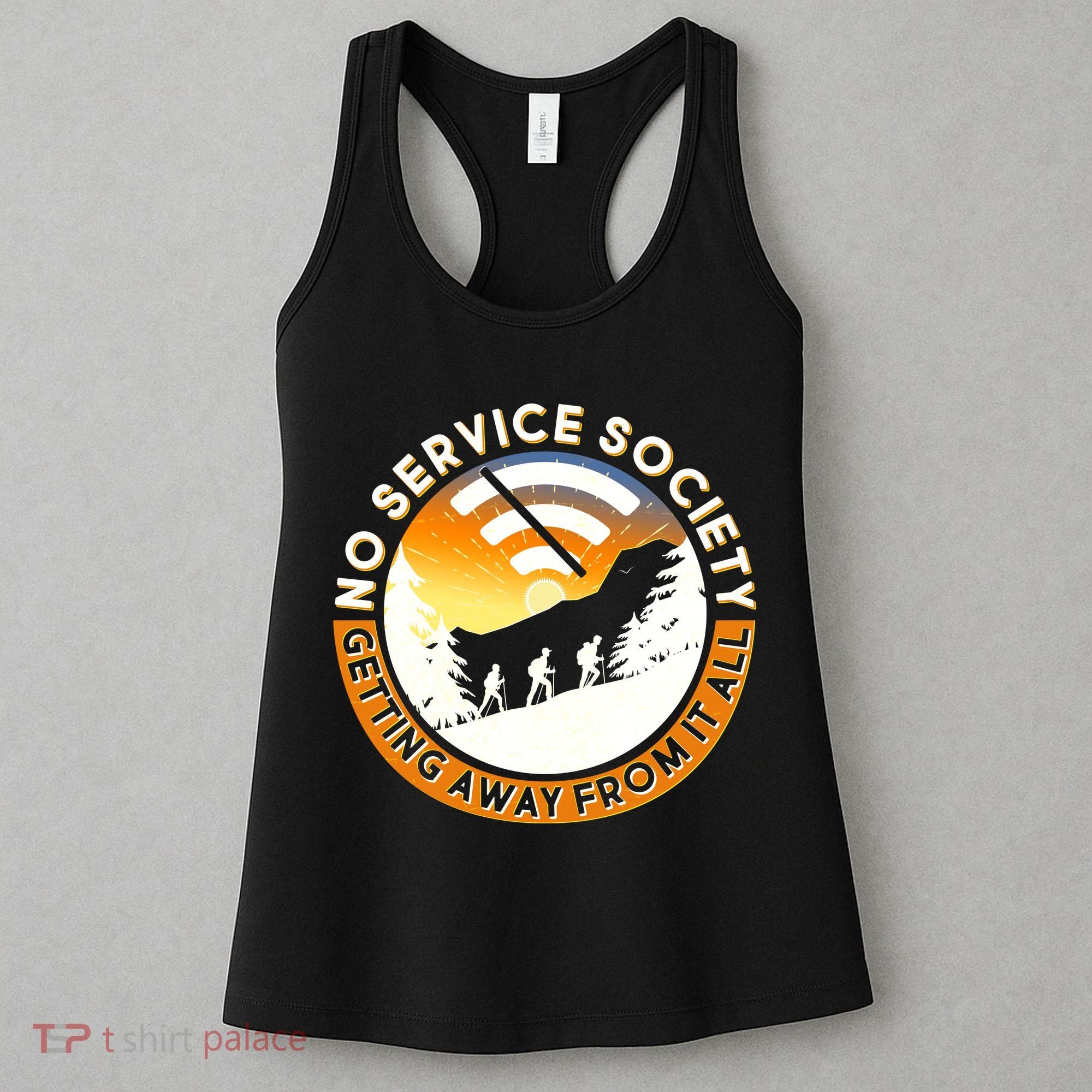 Funny No Service Society Women's Tank Top