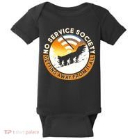 Funny No Service Society Baby Bodysuit thumb 0