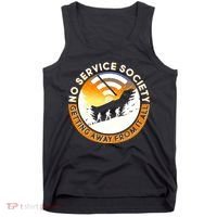 Funny No Service Society Tank Top thumb 0