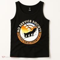 Funny No Service Society Tank Top thumb 2