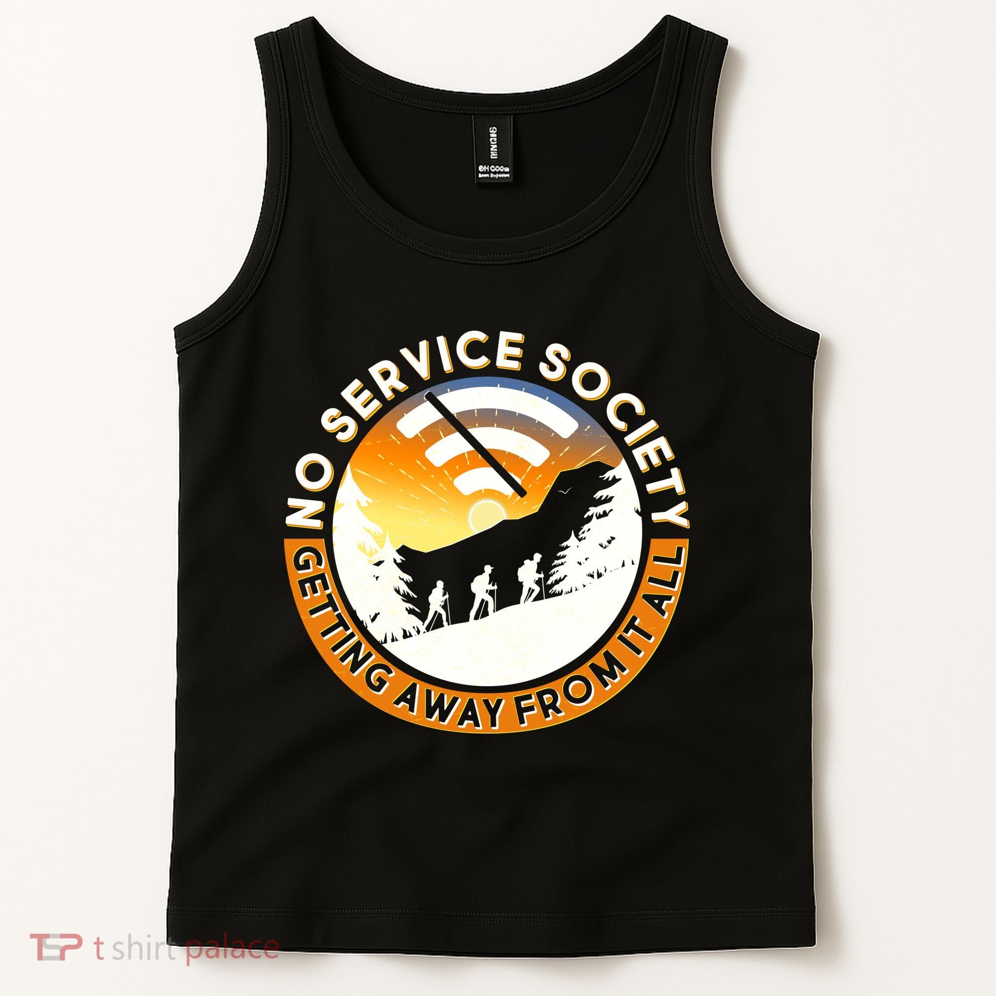 Funny No Service Society Tank Top