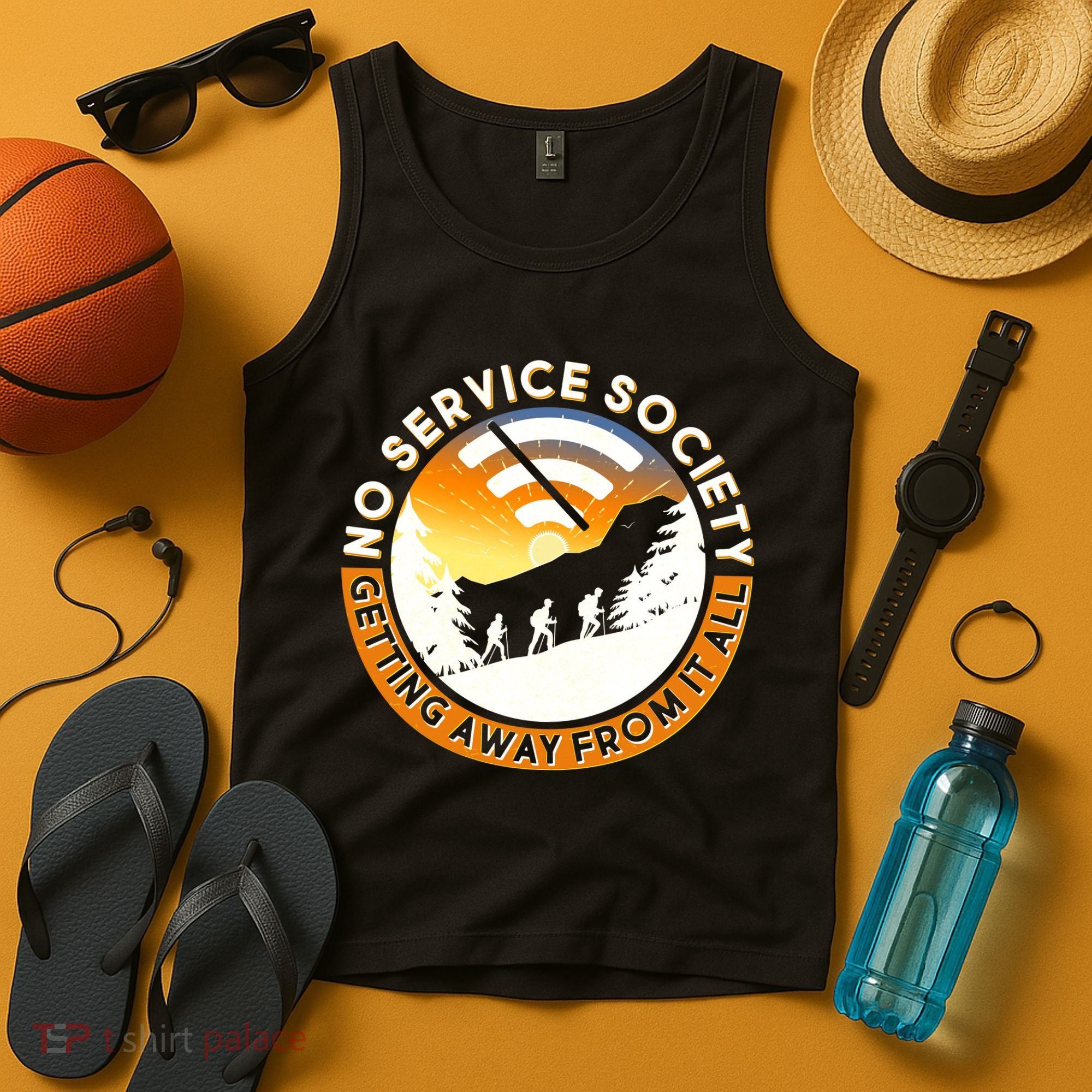 Funny No Service Society Tank Top