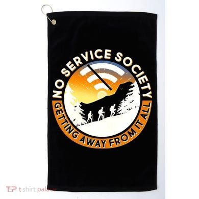 Funny No Service Society Golf Towel