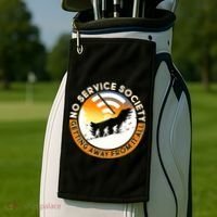Funny No Service Society Golf Towel thumb 2