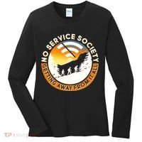 Funny No Service Society Women's Long Sleeve Shirt thumb 0