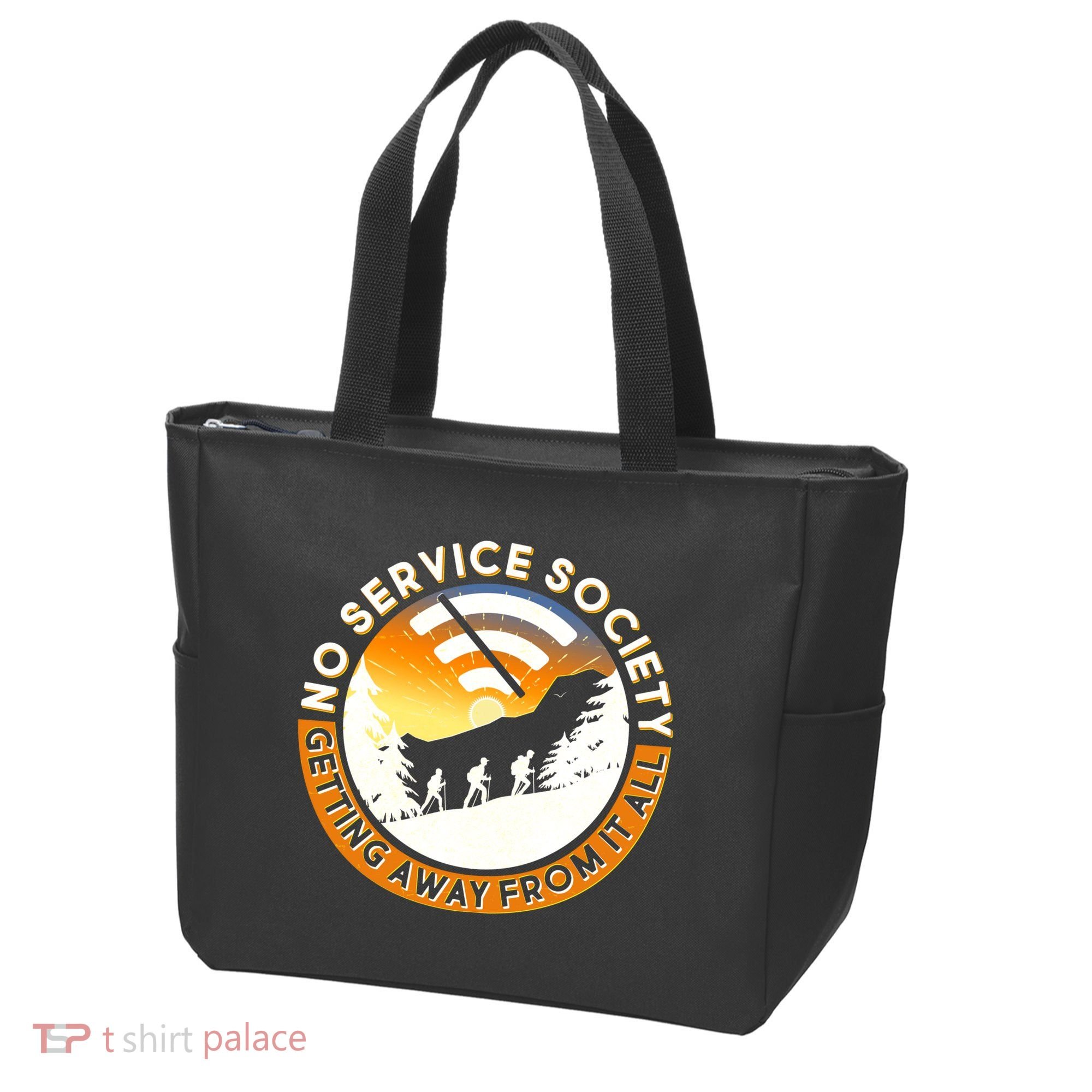 Funny No Service Society Tote Bag