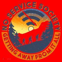Funny No Service Society Santa Hat thumb 1