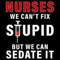 Funny Nurse Can't Fix Stupid Visor thumb 3