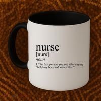 Funny Nurse Definition Coffee Mug thumb 2