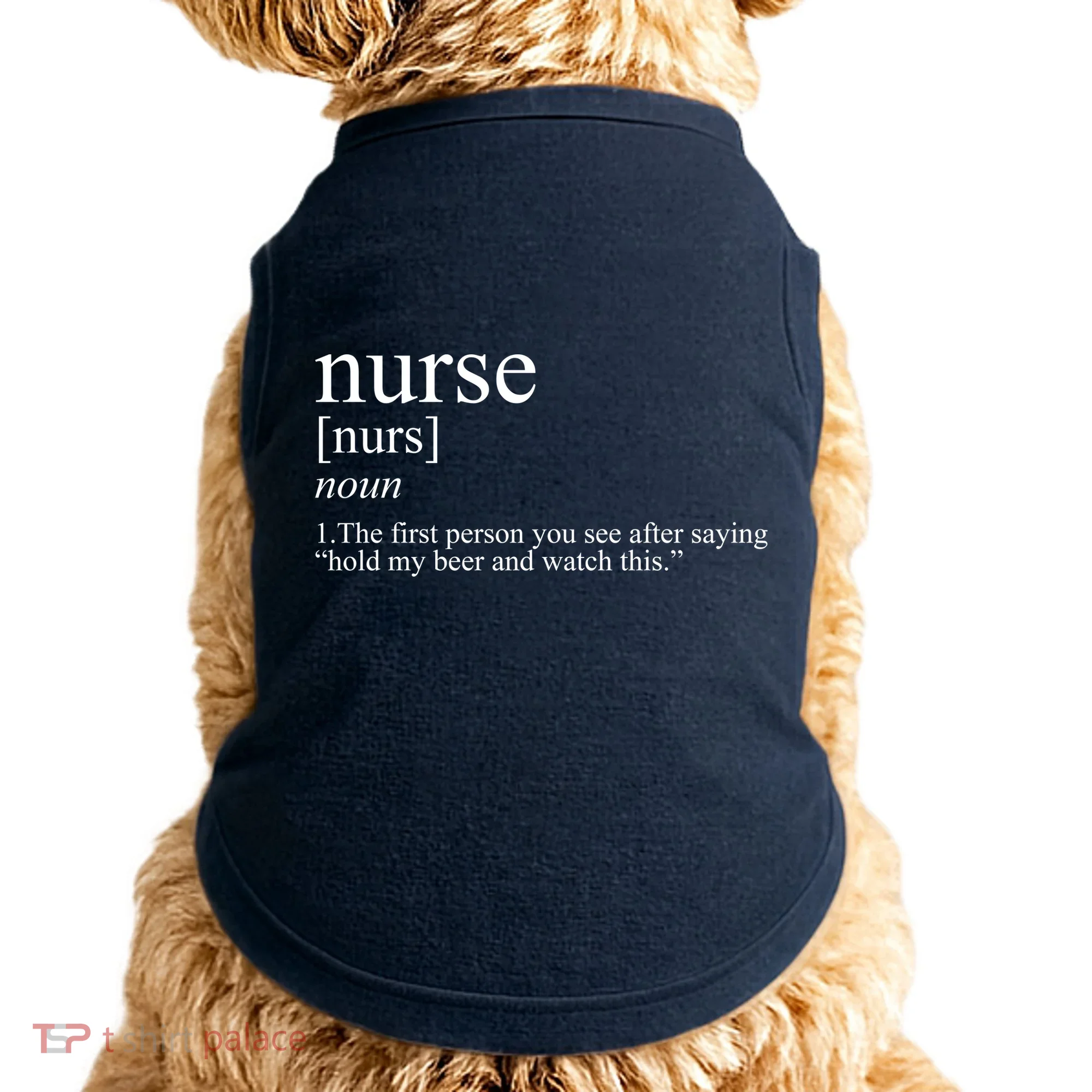 Funny Nurse Definition Doggie Tank