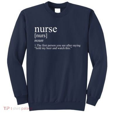 Funny Nurse Definition Sweatshirt