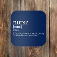 Funny Nurse Definition Coaster thumb 0