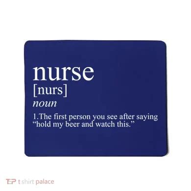Funny Nurse Definition Mousepad