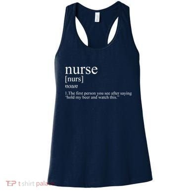 Funny Nurse Definition Women's Tank Top