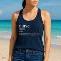 Funny Nurse Definition Women's Tank Top thumb 2