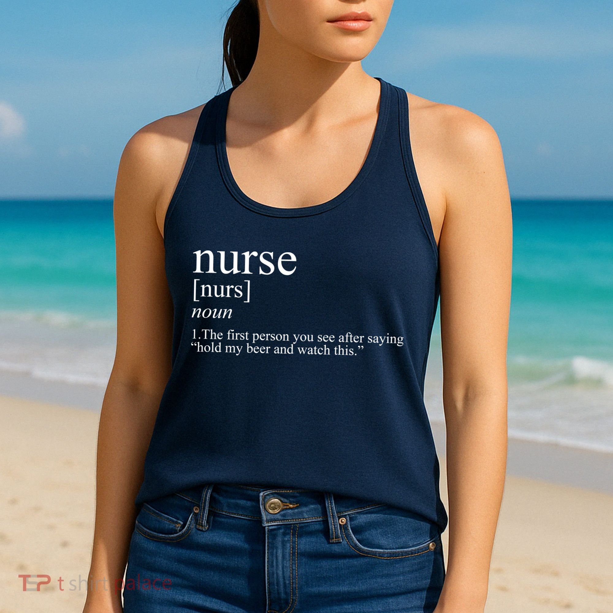 Funny Nurse Definition Women's Tank Top