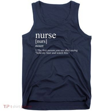 Funny Nurse Definition Tank Top