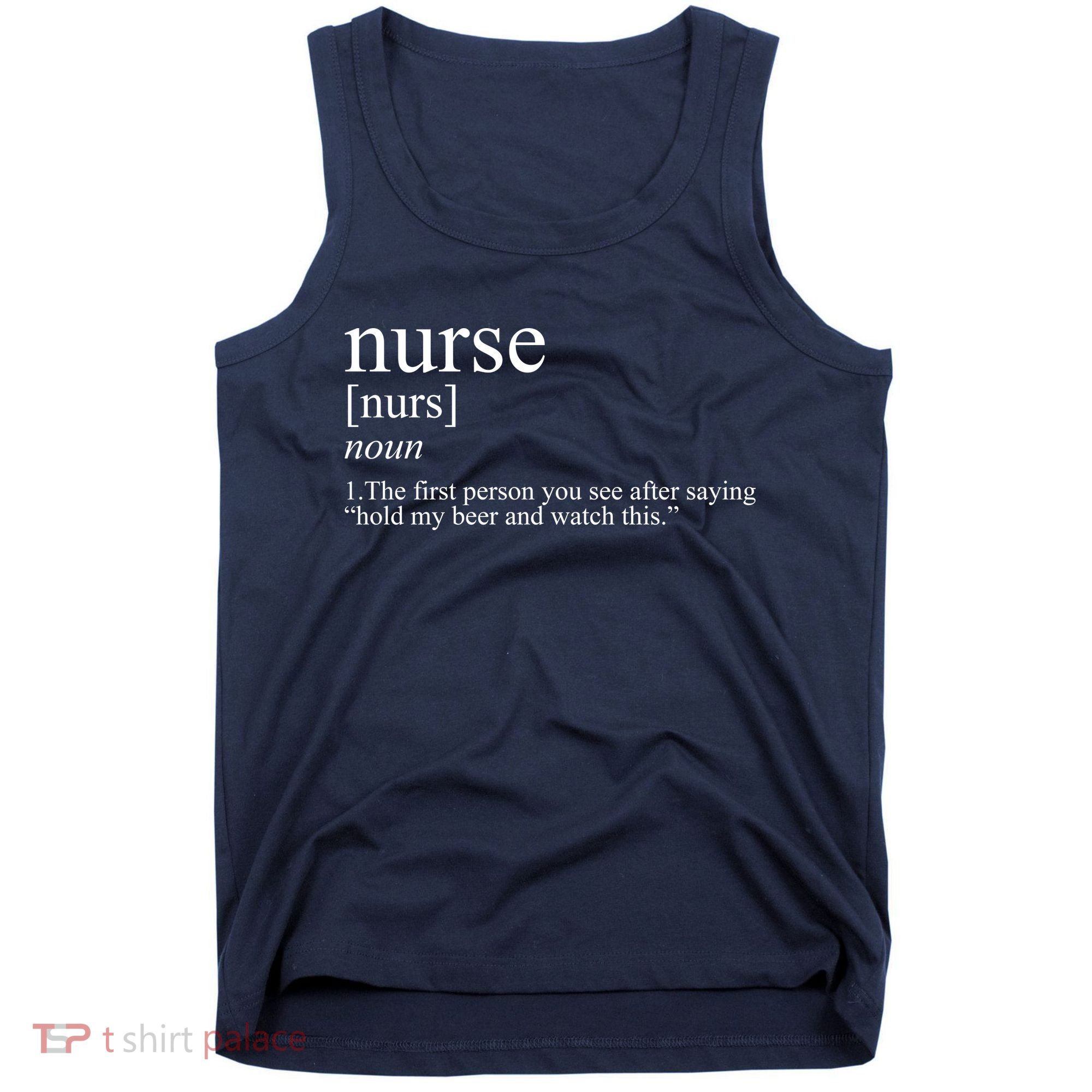 Funny Nurse Definition Tank Top