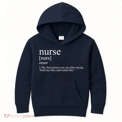 Funny Nurse Definition Kids Hoodie