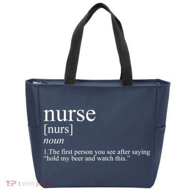 Funny Nurse Definition Tote Bag