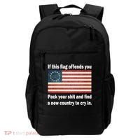 Funny Offensive Betsy Ross Flag Backpack thumb 0