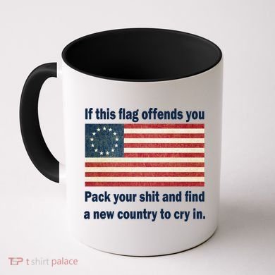 Funny Offensive Betsy Ross Flag Coffee Mug