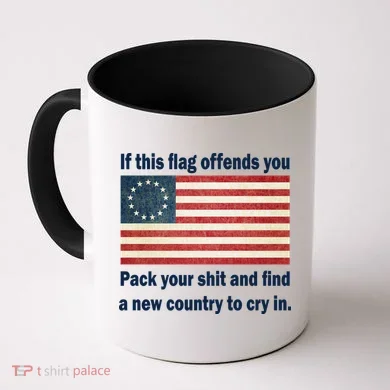 Funny Offensive Betsy Ross Flag Coffee Mug