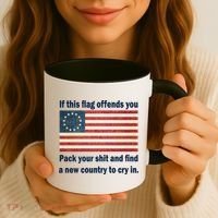 Funny Offensive Betsy Ross Flag Coffee Mug thumb 3