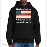 Funny Offensive Betsy Ross Flag District V.I.T. Heavyweight Hoodie thumb 0