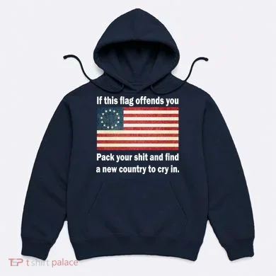 Funny Offensive Betsy Ross Flag Hoodie