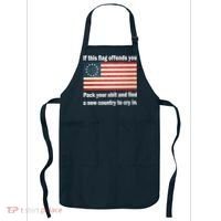 Funny Offensive Betsy Ross Flag Apron thumb 0