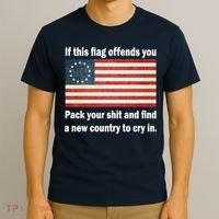 Funny Offensive Betsy Ross Flag T-Shirt thumb 3