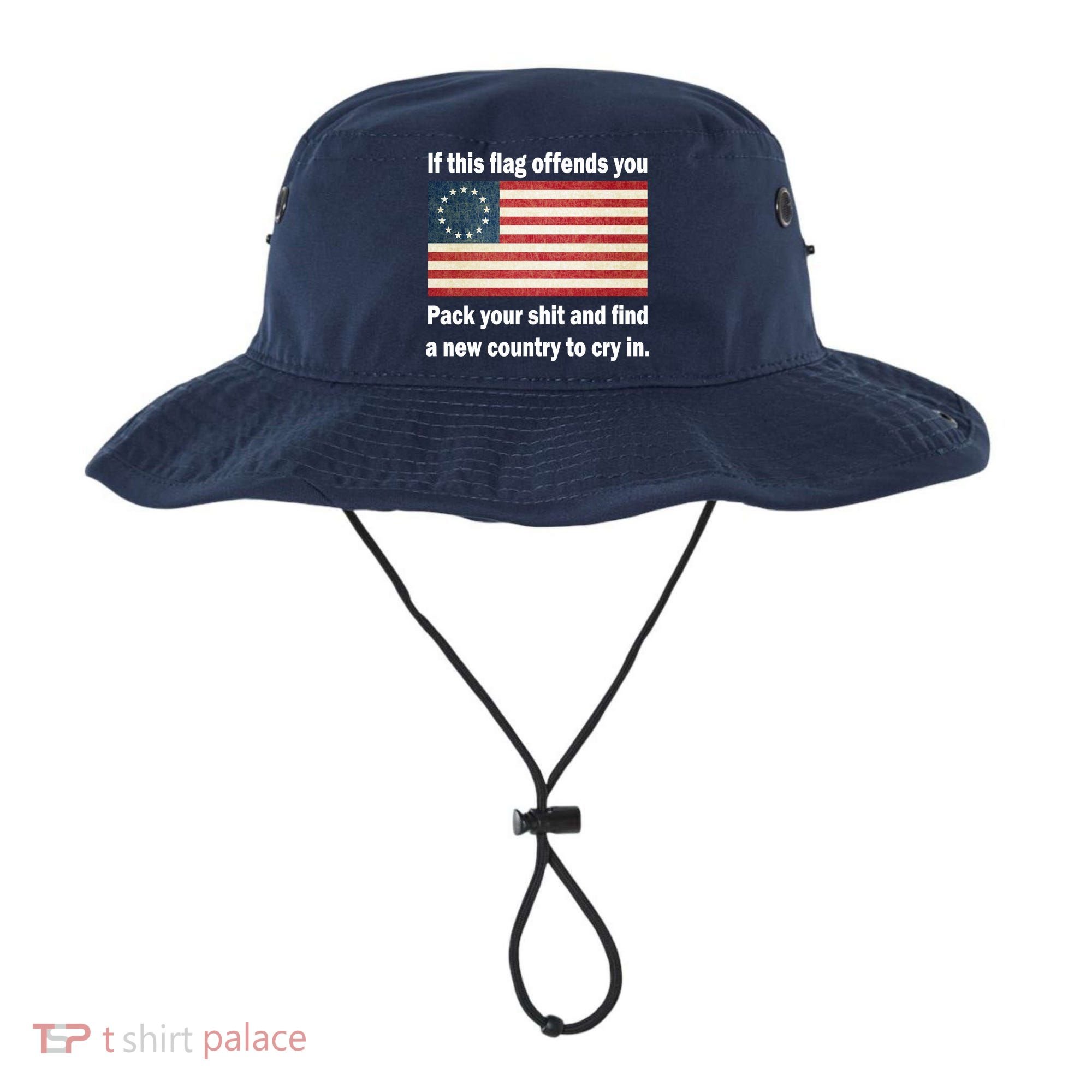 Funny Offensive Betsy Ross Flag Bucket Hat
