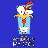 Funny Offensive Stop Staring At My Cock Women's T-Shirt thumb 6