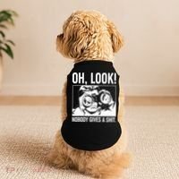 Funny Oh Look Nobody Gives A Shit Doggie Tank thumb 2