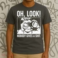 Funny Oh Look Nobody Gives A Shit T-Shirt thumb 3