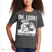 Funny Oh Look Nobody Gives A Shit Kids T-Shirt thumb 2
