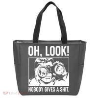 Funny Oh Look Nobody Gives A Shit Tote Bag thumb 0