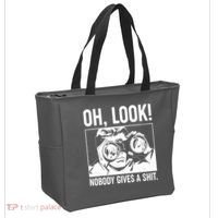 Funny Oh Look Nobody Gives A Shit Tote Bag thumb 2