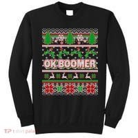 Funny OK Boomer Ugly Christmas Sweatshirt thumb 0